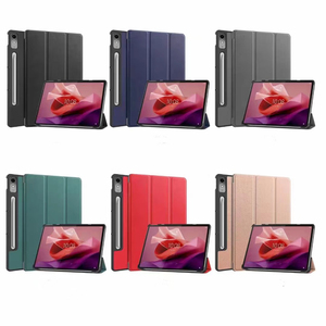 Hot Selling 3 Fold Pu Positieve TPU Backplane <span class=keywords><strong>Tablet</strong></span> Case Voor Lenovo Pad Tab P12 12.7 <span class=keywords><strong>Inch</strong></span> Case - Product Image 3