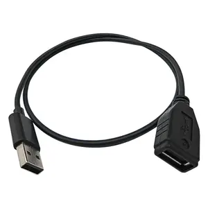 HJX Factory Cable Extension USB 2.0 1m Black A Male to A Female Extension USB Cable