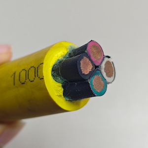 Câble blindé minier gaine CPE jaune fabriqué en Chine 0,66/1,14KV, câble flexible gainé caoutchouc pour mine - Product Image 6