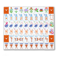 Pra-penjualan: Set Mahjong Universitas Texas & Set Mahjong Universitas Negara Bagian Mississippi Universitas Texas