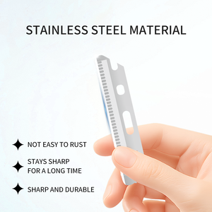 Tondeuse à sourcils et outil de dermaplaning pour femmes, <span class=keywords><strong>rasoir</strong></span> facial ergonomique avec lame en métal pour une mise en forme précise et une peau lisse - Product Image 3