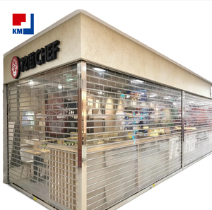 Volets roulants transparents en aluminium, polycarbonate, plastique PC, verre, cristal clair pour magasins commerciaux - Product Image 1