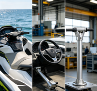 Colonne de direction PWC en aluminium usiné CNC de remplacement OEM améliorée avec usinage par électroérosion à fil
