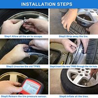 Pièces automobiles universelles Capteur TPMS Système de surveillance de la pression des pneus pour Toyota pour Honda Nissan Kia Hyundai Mitsubishi Cars