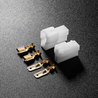 Connecteur d'alimentation CC à 2 broches de type T pour câble radio VHF/UHF Kenwood Yaesu Icom