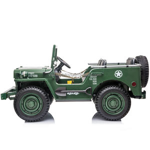 VIP Buddy男女通用<span class=keywords><strong>3</strong></span>座电动玩具车军绿色宝宝亲子乘车批发塑料电动车电池电源 - Product Image 6