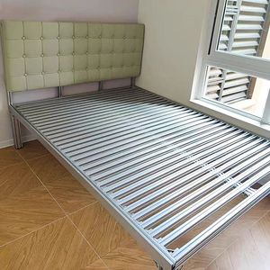 Profilé en aluminium extrudé à fente en T série 4040 pour lit à la maison cadre de lit personnalisé de grande taille cadre en alliage d'aluminium lit Queen de luxe - Product Image 2