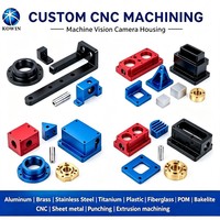 Boîtiers métalliques pour caméra en aluminium 6063 anodisé sur mesure, services d'usinage CNC de précision pour boîtiers de caméra de vision industrielle automatisée