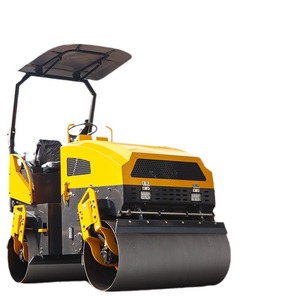 Rodillo Compactador Vibratorio de 1.5 Toneladas con Rueda Simple o Doble de Acero, 3 Ruedas Motrices, Compactador Manual Miniatura - Product Image 5