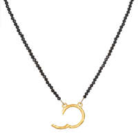 A3021 Fashion Hot Cute Stainless Steel Charm 18k Gold Plated Eye Cross Moon Charm Necklace Pendant untuk Pembuatan Perhiasan
