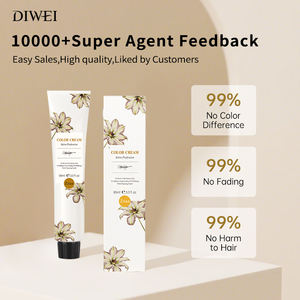 DIWEI 100 ml Crème de coloration professionnelle à base de plantes sans ammoniaque personnalisée Permanent 112 couleurs Couleur de mode pour salon - Product Image 6