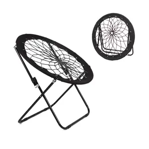 लचीला और स्टील फ्रेम गेमिंग डेरा डाले हुए तह कुर्सी Bunjo बंजी कुर्सी - Product Image 1