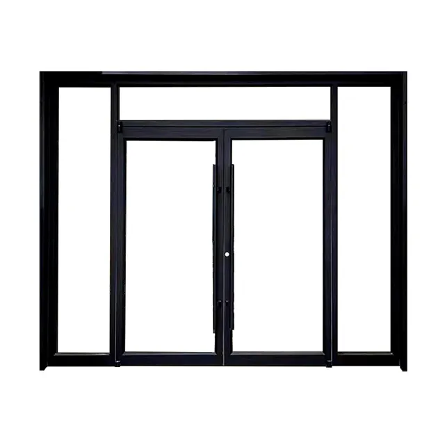 Système de porte coulissante pliante à un battant porte pliante en aluminium insonorisée en verre portes décoratives coulissantes en verre triple manuelles