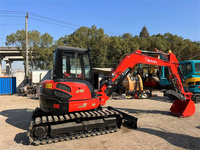 100% Mini pelle U55-4 Kubota d'occasion japonaise à vendre Bon état Bon prix 5ton Poids de fonctionnement Composants de base inclus