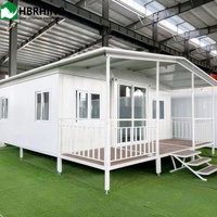 Maison préfabriquée de 20 pieds avec 2 chambres à coucher Maison extensible Maisons conteneurs personnalisées Maison de vie de luxe préfabriquée