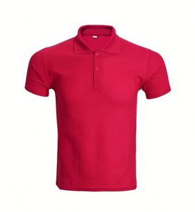 เสื้อโปโลผู้ชายผ้าโพลีเอสเตอร์ 11 สีพื้น ระบายอากาศ แห้งเร็ว รับสกรีนโลโก้ตามแบบ OEM สำหรับฤดูร้อน - Product Image 3