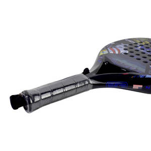 Raquette de tennis professionnelle en fibre de carbone OEM Premium d'usine Matériau EVA Personnalisé 3k 12k 18k Padel - Product Image 5
