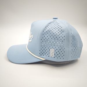 Casquette de sport imperméable Performance avec cordon, motif léopard, broderie 3D en relief, en polyester, 5 panneaux, fermeture snapback - Product Image 3
