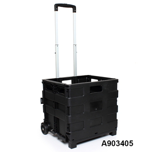 Fabricant Vente de gros Chariots de supermarché en plastique pliants portables avec roues Chariots de supermarché - Product Image 6