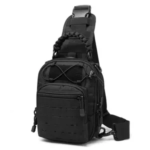 AJOTEQPT Everyday Carry Shoulder Sling Backpack Tactical Sling Bag