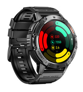 DF K56 Smartwatch Super Amoled Taschenlampe IP68 Wasserdichte Herzfrequenz-Bluts auer stoff überwachung BT Call Men Women für Android IOS - Product Image 5