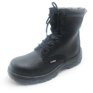 Scarpe Antinfortunistiche in Vera Pelle Nera di Alta Qualità Made in China, <span class=keywords><strong>Stivali</strong></span> da Lavoro in Offerta - Product Image 1