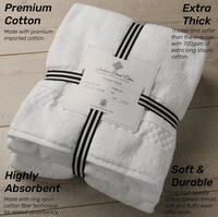 Ensemble de serviettes d'hôtel de luxe, grande serviette de bain 100 coton de qualité supérieure