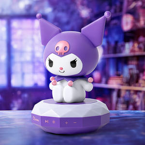 Haut-parleur Bluetooth Sanrio Kuromi, boîte à monnaie en forme de poupée de dessin animé, ornement de bureau portable, cadeau - Product Image 3