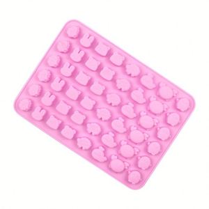 Factory Free Sample 48 Cavities Animal Shape Gummy Mold Chocolate Mould Silicone Ice <b>Cube</b> Tray Candy OEM\ODM - Product Image 3