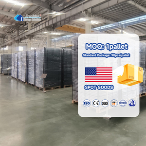 Venta al por mayor cubierta de malla de seguridad de acero para estante de palé selectivo Durable <span class=keywords><strong>42</strong></span> "X 46" cubierta de metal galvanizado para estante de palé Jracking - Product Image 4