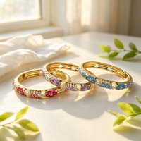 Nouveau produit : Bracelet jonc ajouré en alliage plaqué or 18 carats avec zircon, motif fleur et grain de lotus, style vintage