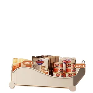 Cage d'intérieur extra large pour chat une pièce une salle une salle une salle de bain espace libre villa bac à litière toilette fermeture à bouton matière plastique - Product Image 6