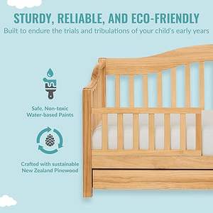 Antique Style Custom Solid Pine <strong>Bed</strong> Convertible Wooden Baby <strong>Cot</strong> Crib with Adjustable Height King Size for Bedroom Hotel - Product Image 5