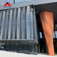Revêtement décoratif extérieur moderne en acier inoxydable 304 et alliage d'aluminium Alumtimes pour villas et centres commerciaux, imperméable et ignifuge
