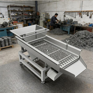 Macchina Setacciatrice Vibrante Lineare Industriale per Linee di Lavorazione, Classificazione e Raffreddamento di Polveri, Granuli e Cereali - Product Image 3