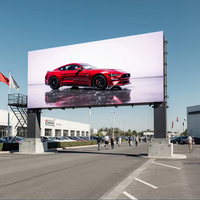 Pantalla LED para Exteriores IP66 Totalmente Impermeable P4.44 de 960x960 con Gabinete de Alto Brillo y Mantenimiento Frontal y Trasero para Uso Comercial en Exteriores