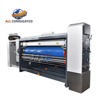 Mesin Cetak Flexo Otomatis dengan Pengumpan Tepi Bergelombang, Mesin Slotter Rotary Die Cutter, Printer Tinta Air, dan Mesin Pemotong Die Slotter