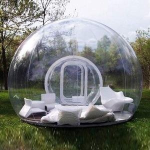 Tente gonflable transparente imperméable de 6 à 8 pieds de diamètre avec souffleur électrique pour événements et fêtes en plein air - Product Image 4