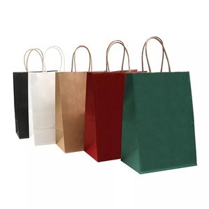 ถุงกระดาษคราฟท์ขายส่งสำหรับบรรจุภัณฑ์เสื้อผ้า พร้อมส่ง - Product Image 3