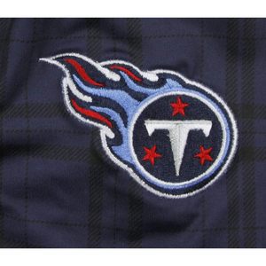 Leggings a Cuadros para Mujer de los Tennessee Titans, Azul Marino, Cintura Alta, Elásticos, Tejidos en Punto, Spandex, Poliéster, Estampado por Sublimación - Product Image 3