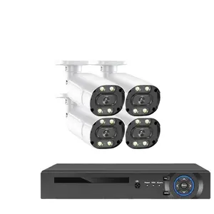 XM Xmeye 8mp 5mp Hd 4CH POE nvr kit POE Nvr camera 8mp Audio Security Camera System 4k Cctv Security 4CH POE CCTV camera system