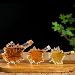 Bouteilles en verre en forme de feuille d'<span class=keywords><strong>érable</strong></span> pour sirop d'<span class=keywords><strong>érable</strong></span> et vin glacé, 70ml, 100ml, 250ml - Product Image 5