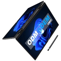 Ordinateur portable de jeu à double écran 2,2K flambant neuf, 14 pouces IPS + 14 pouces tactile N95/N100 8 Go/32 Go + 1 To, ordinateur portable fin pour joueur