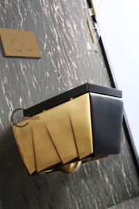 WC mural sans cadre en céramique avec abattant à fermeture douce Platinum et réservoir encastré - Product Image 5