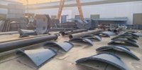 Silo Bubuk Kapur dengan Konveyor Sekrup, Pengumpul Debu, Palu Udara, dan Sensor Level untuk Pengisian Bubuk Otomatis