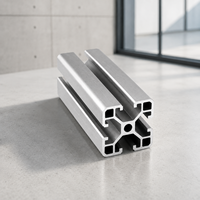 Profils en aluminium à fente en T, profilés d'extrusion en aluminium modulaires pour structures réglables, supports, fixations, panneaux et accessoires