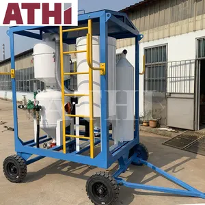 High production portable media vacuum sand blaster and abrasive recovery system for abrasive blasting