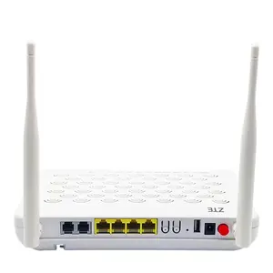 Moins cher ZTE F660 5.0 5.2 4FE + 2TEL + 1USB + WIFI 2.4GWiFi USB2.0 GPON ONU ONT C320 C300 OLT Pour FTTH