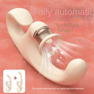 Vibratör meme enayi seks oyuncakları klitoral emme vibratör dil vibratör yalama kadın Masturbator - Product Image 1
