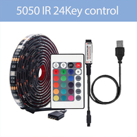 Bande lumineuse LED flexible étanche 5050RGB avec contrôle USB et application, télécommande pour éclairage d'ambiance TV et gaming 5V certifié CE
